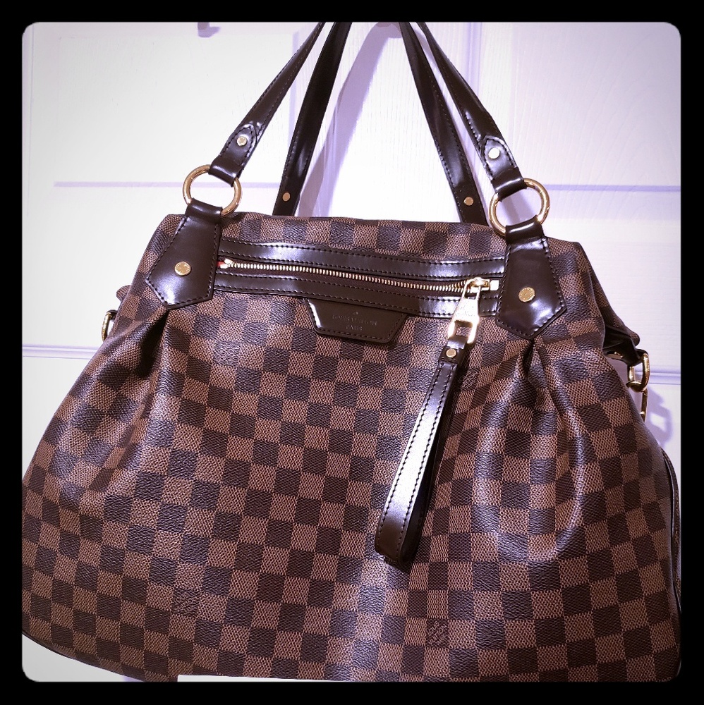 Authentic Louis Vuitton Evora GM Damier Ebene